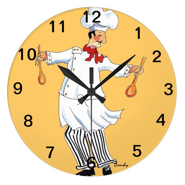 Relojes de pared Cocineros | Zazzle.es