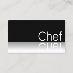 - Cocinero - tarjeta de visita reflexiva