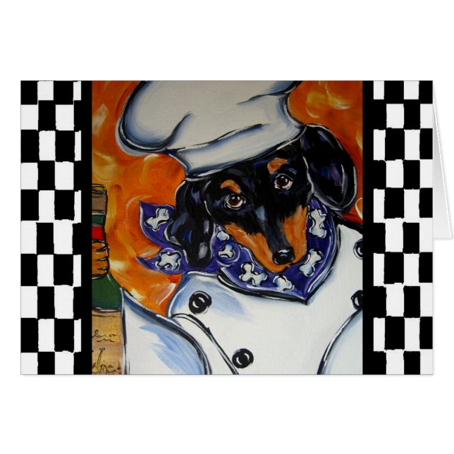 Cocineros Dachshund (Anverso (Horizontal))