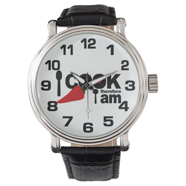 Cocino Por Lo Tanto Soy Relojes (Anverso)