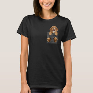 Cockapoo en la camiseta de los Chicas Pocket Dog