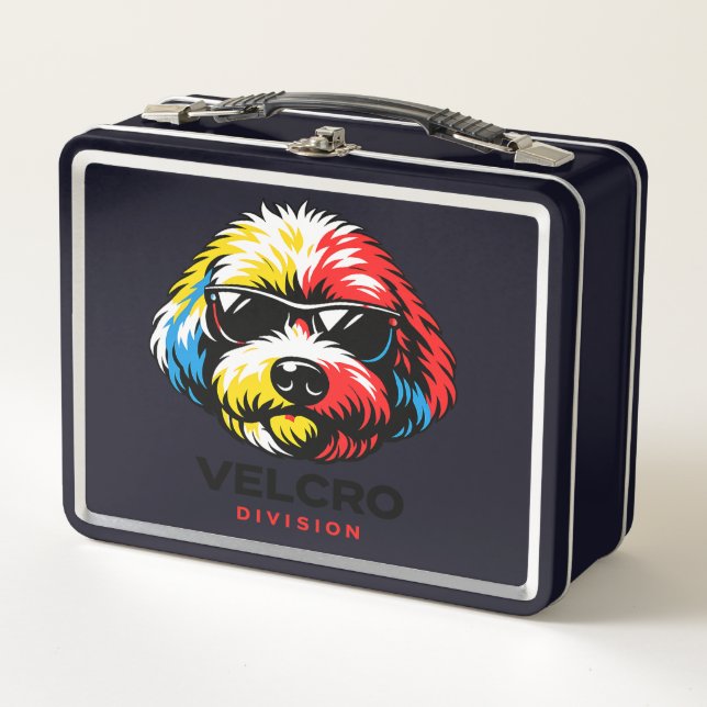 Cockapoo Lunchbox Colourful Dog Gift (Anverso)