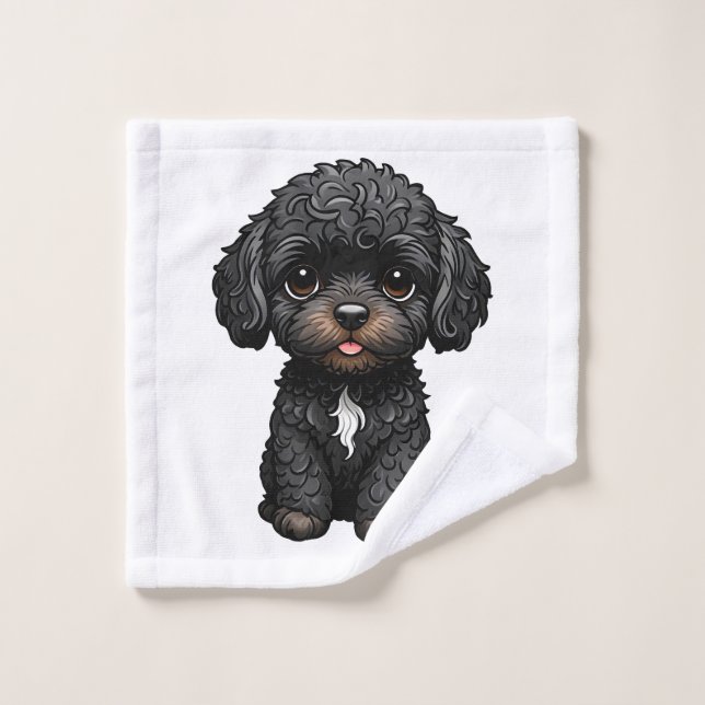 Cockapoo negro (Toallita)
