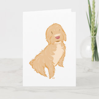 Cockapoo - tarjeta de felicitación