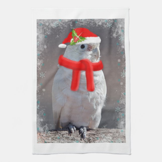 Cockatoo Navidades Kitchen Toalla (Vertical)