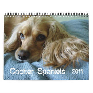 Cocker spaniel 2012 calendarios