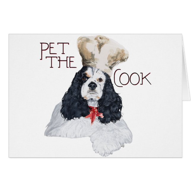 Cocker Spaniel Chef americano (Anverso (Horizontal))
