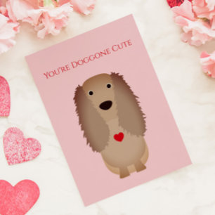 Cocker Spaniel Dog Valentine, El día de San Valent