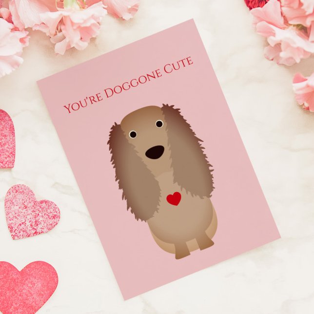 Cocker Spaniel Dog Valentine, El día de San Valent (Subido por el creador)