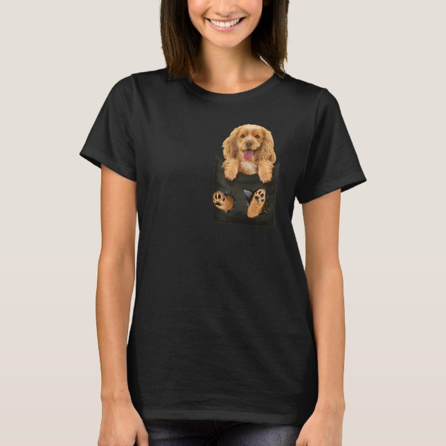 Cocker Spaniel en regalos de camiseta de perro pic (Anverso)