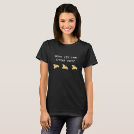 Cocker spaniel ilustró la camiseta