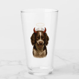 Cocker Spaniel Inglés Ángel / Diablo Vidrio