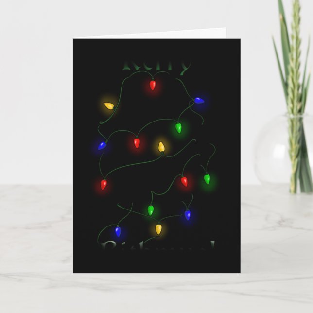 Cocker spaniel - luces de navidad (Anverso)