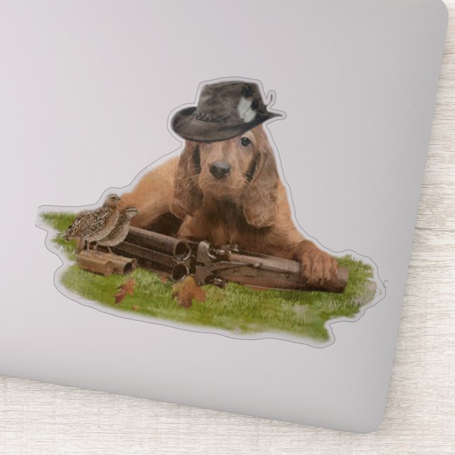 cocker spaniel pegatina (Detalle)