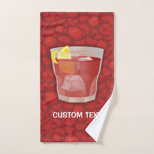 Cocktail Americano (Toalla de mano)