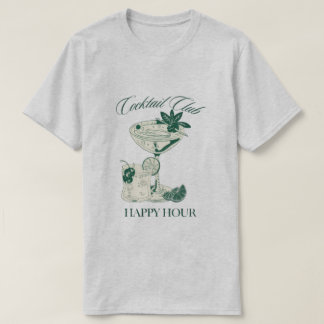 "Cocktail Club Happy Hour" Camiseta para Amantes d