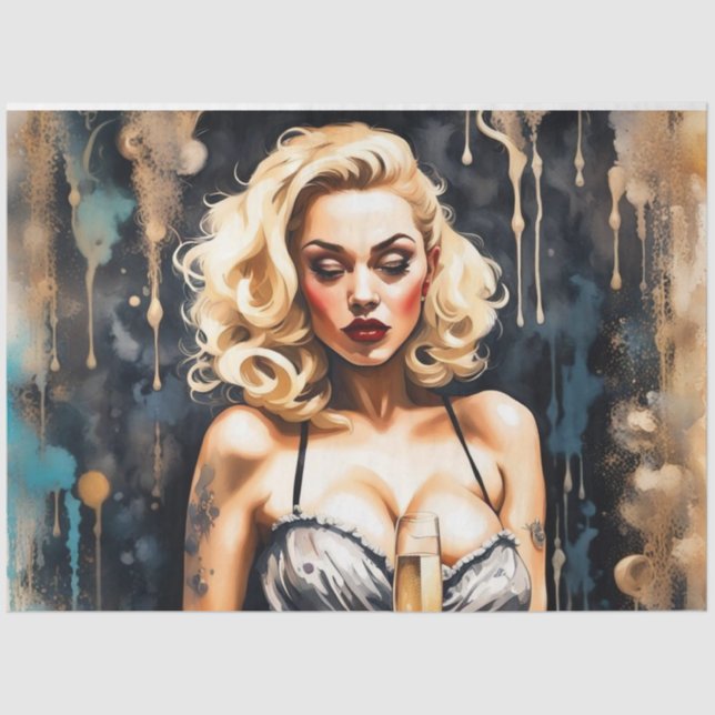 Cocktail Cuties - Papel de descomposición de champ (Anverso)