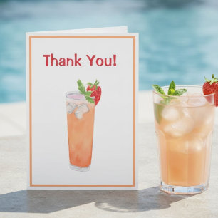 Cocktail de verano de agradecimiento anfitriona ac