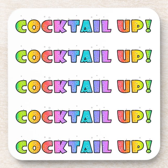 ¡COCKTAIL! POSAVASOS DE CORCHO (Frente)