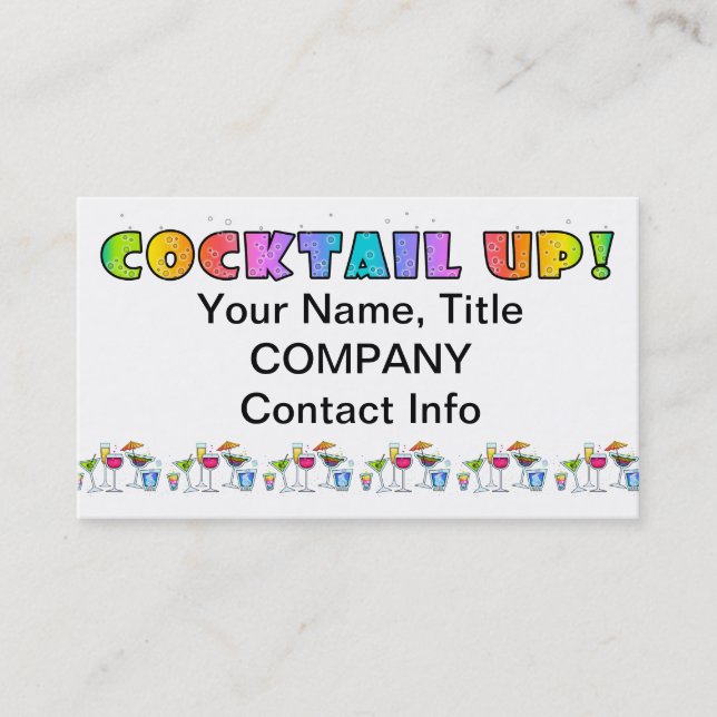 ¡COCKTAIL! TARJETA DE VISITA (Anverso)