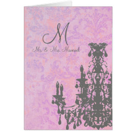 Coco Chandelier - Monogram With White Envelope /