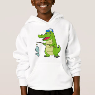 Cocodrilo Pesca Pescador