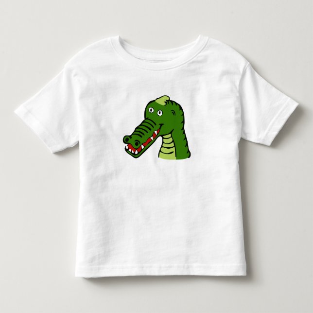Cocodrilo verde - suéter del niño (Anverso)