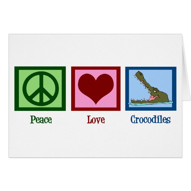Cocodrilos de amor por la paz (Anverso (Horizontal))