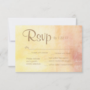 Cocolor de agua de flores silvestres RSVP