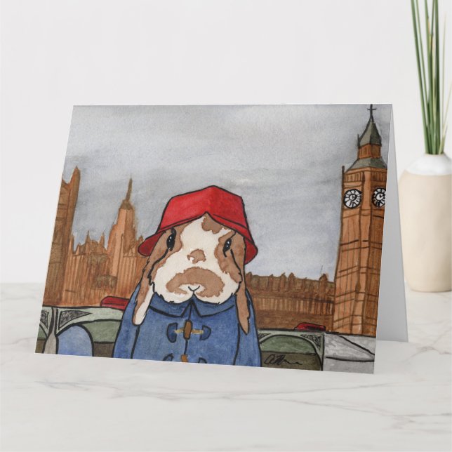 Coconut's Adventures: Tarjeta de saludo de abril d (Anverso)