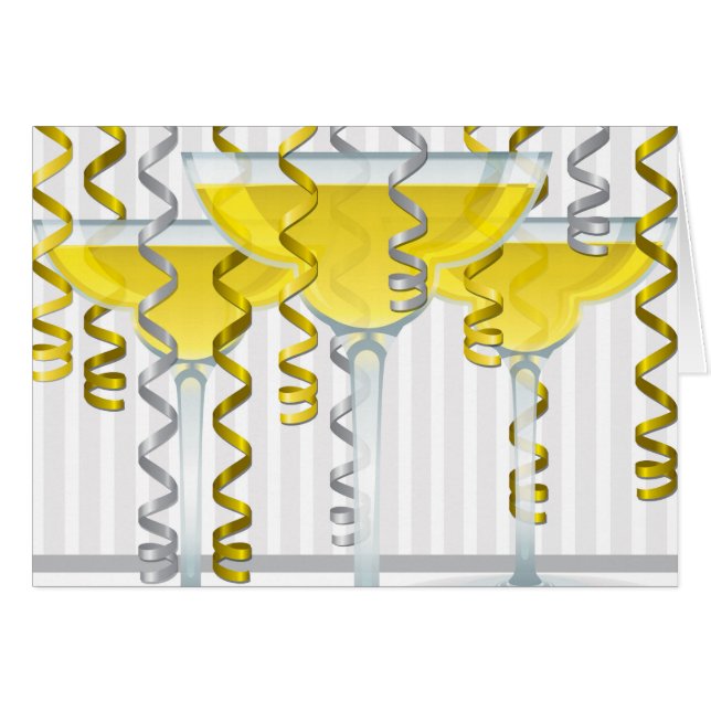 Cóctel amarillo y cinta (Anverso (Horizontal))