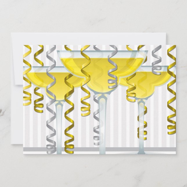 Cóctel amarillo y cinta (Anverso)