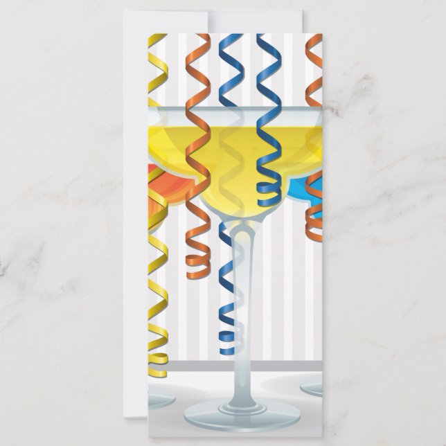 Cóctel luminoso y cinta (Anverso)