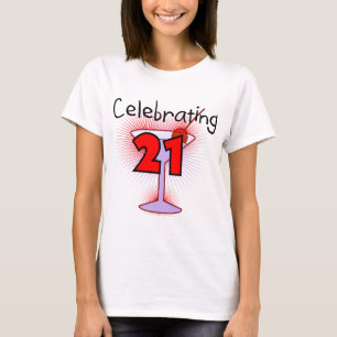 Cóctel que celebra 21 camisetas y regalos
