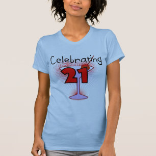 Cóctel que celebra 21 camisetas y regalos