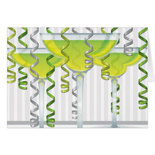 Cóctel verde y cinta (Anverso (Horizontal))