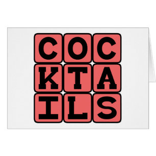 Cócteles, bebidas alcohólicas