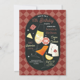 Cócteles de Casino Las Vegas Tarjetas de Dados de 