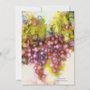 cócteles invitación cena uvas violetas