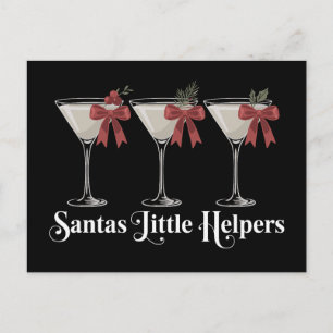 Cócteles Martini de Navidad de los Pequeños Ayudan