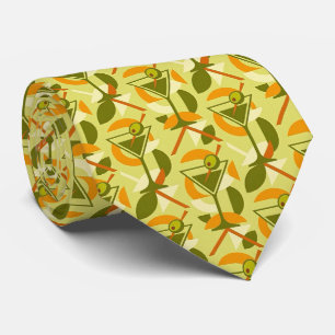 Cócteles Modernos Corbata Martini Verde Oliva