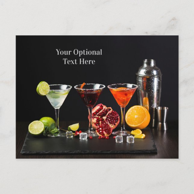 Cócteles / postal de personalizado Bartender (Anverso)