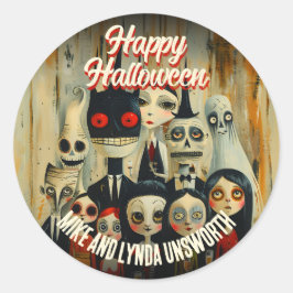 Cócteles Sello para sobres de Halloween de los año