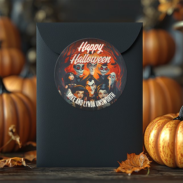 Cócteles Sello para sobres de Halloween de los año (Subido por el creador)