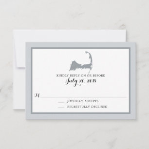 Cod de Cabo Gris RSVP de boda