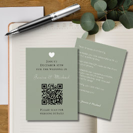 Codificación QR moderna en un solo matrimonio