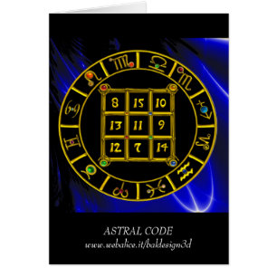 CÓDIGO ASTRAL, carta de la astrología del zodiac