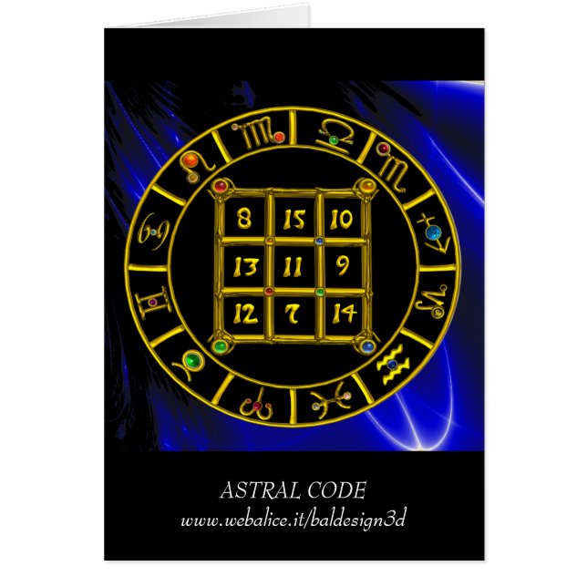 CÓDIGO ASTRAL,MÁGIC SQUARE 33 Zodiac Astrology Cha (Frente)