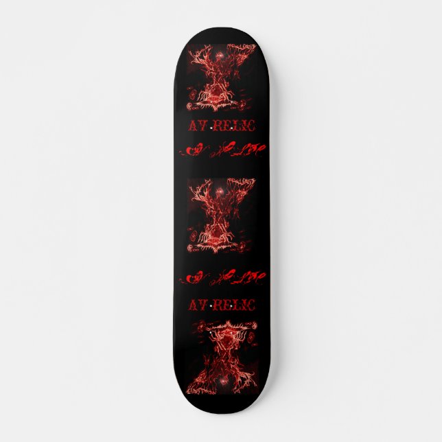 Código AVrelic Phoenix Skateboard rojo (Anverso )