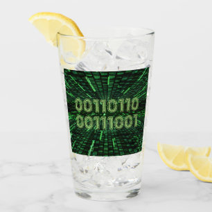 Código binario 69 de SlipperyJoe vibrante verde co
